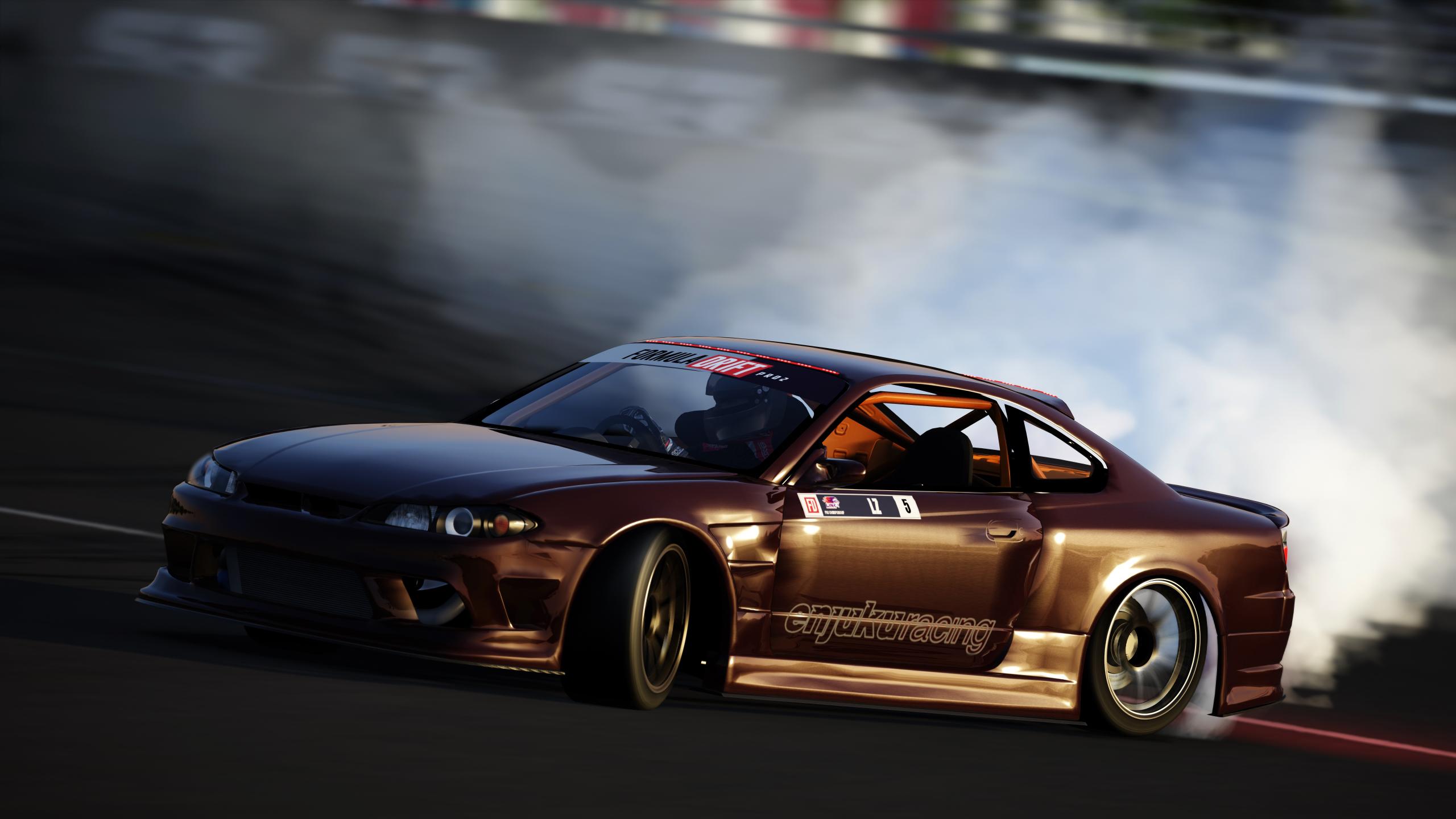 2560x1440 Assetto Corsa can look so good. Took this picture of Adam LZ's formula drift s15 at Orlando speed world