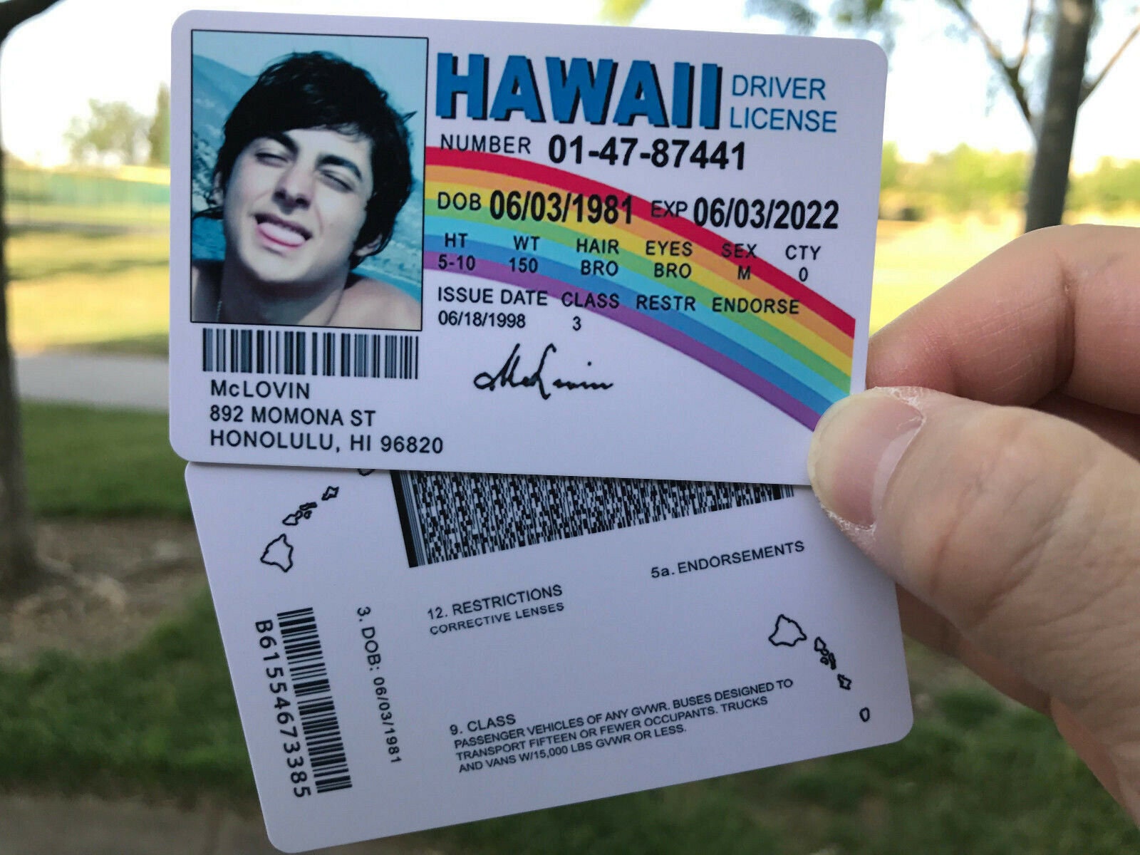 1600x1200 Mclovin ID Card From Movie Superbad ultra High