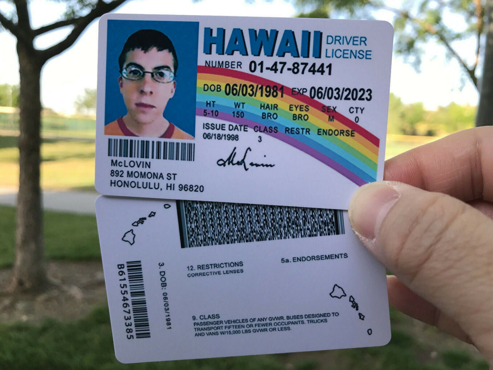1600x1200 Mclovin ID Card From Movie Superbad ultra High