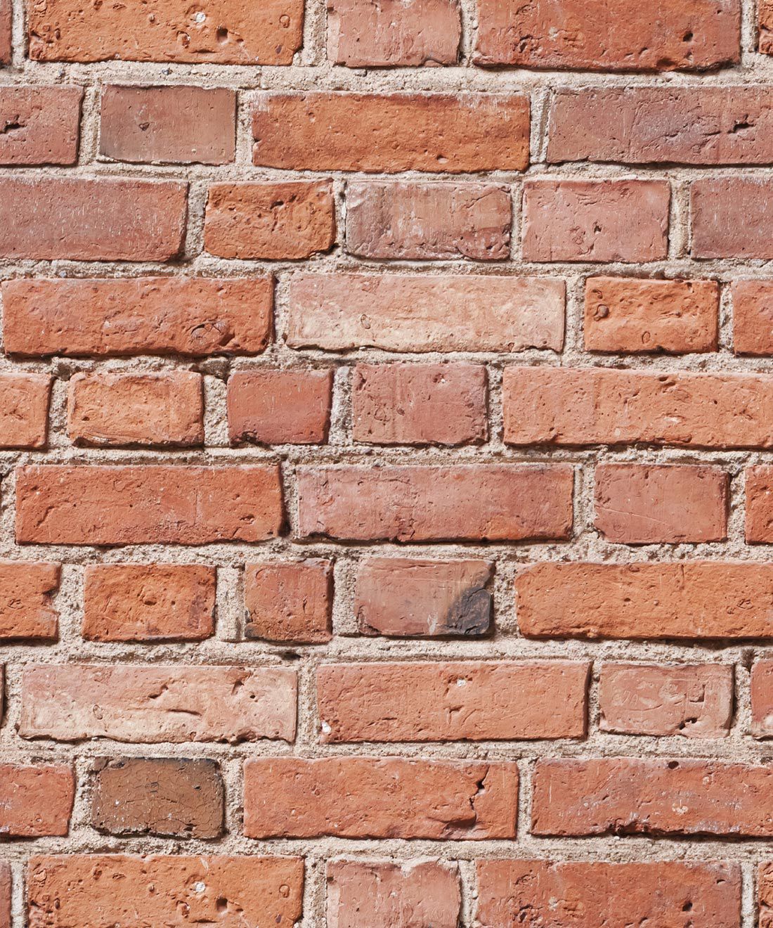 1100x1320 Classic Red Bricks Mural • Industrial Allure of Brick EU