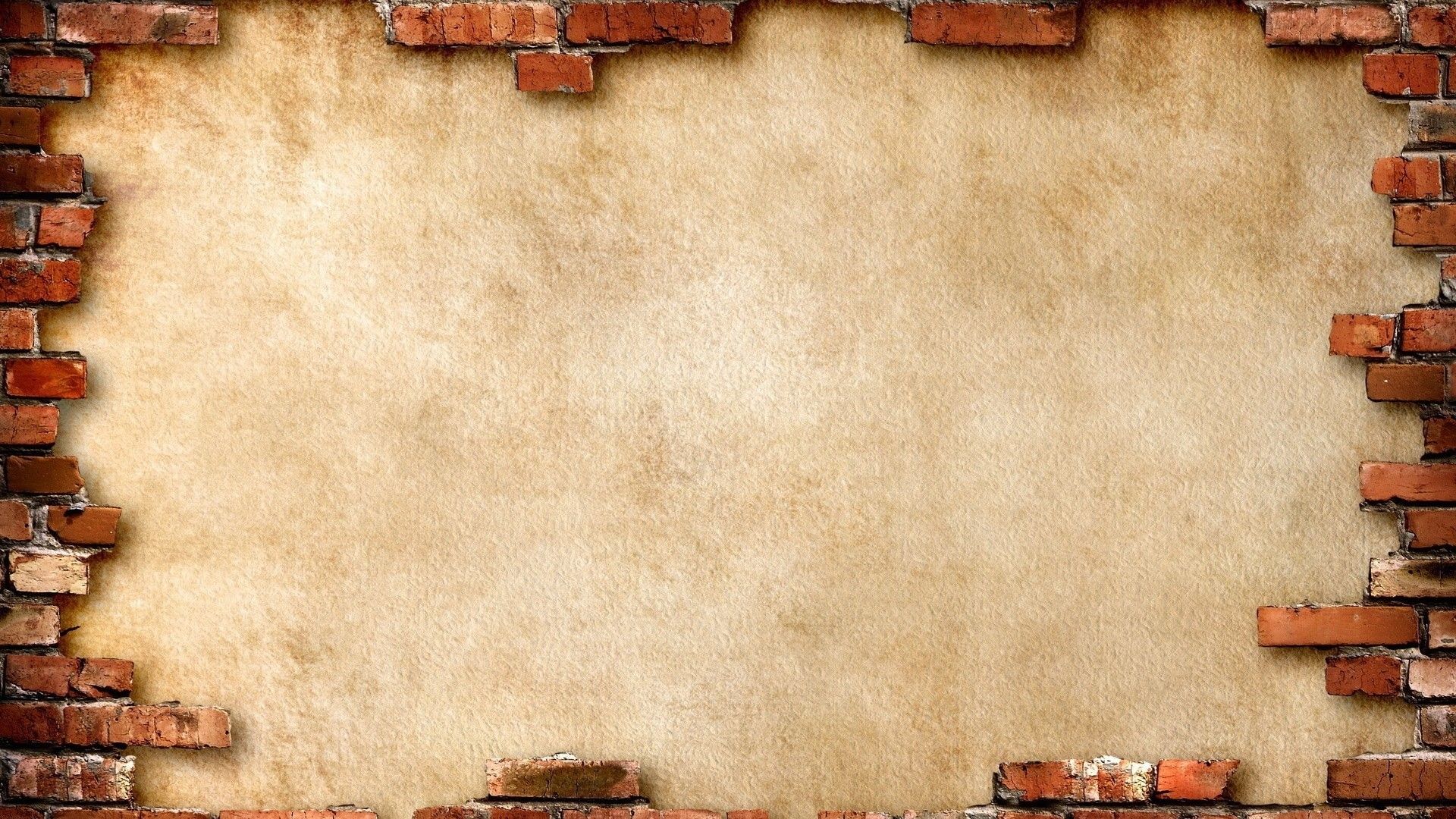 1920x1080 HD Broken Brick Wall Gallery HD Wallpaper