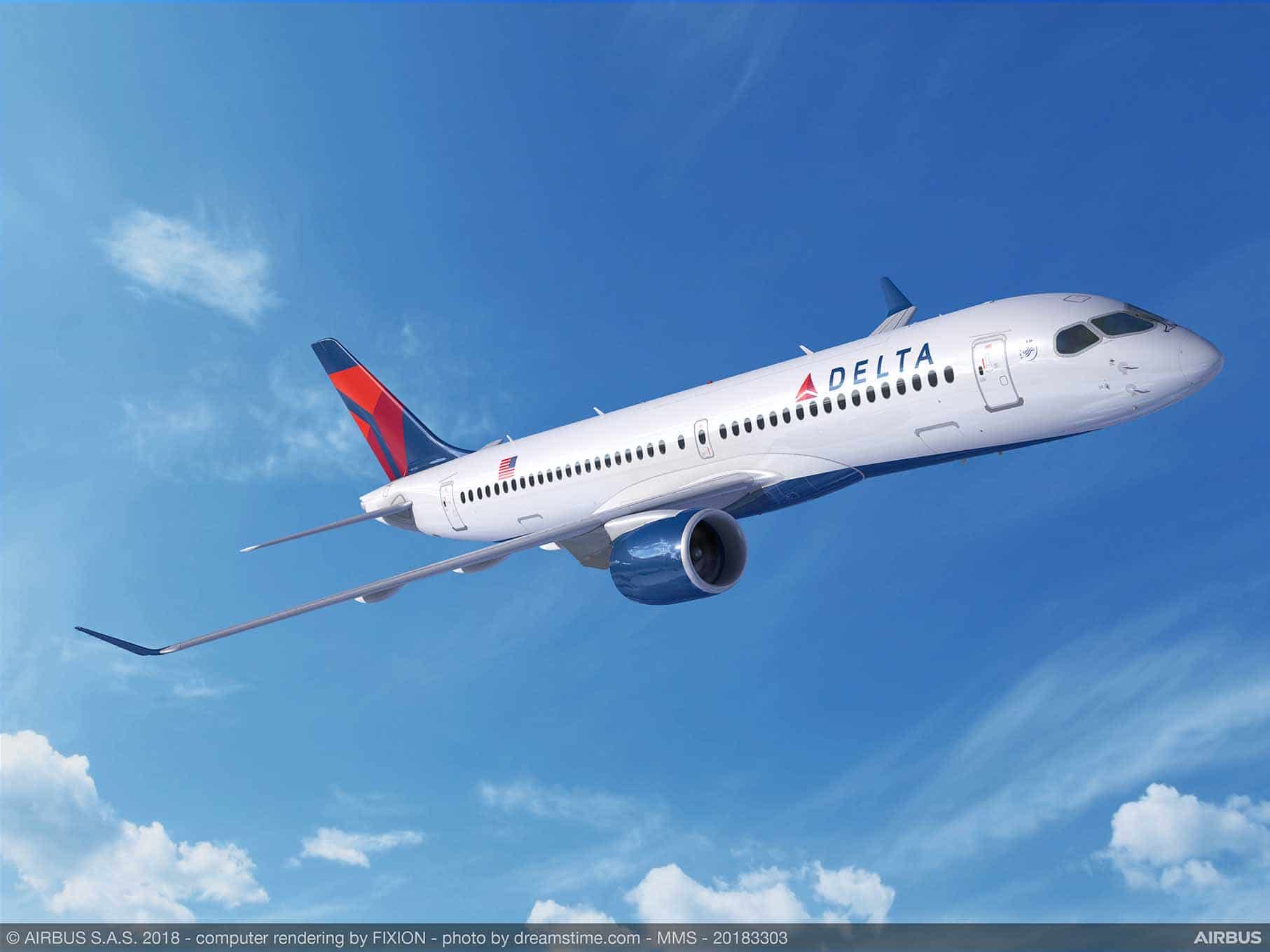 1813x1360 Delta Air Lines books order for additional 15 Airbus A220 aircraft