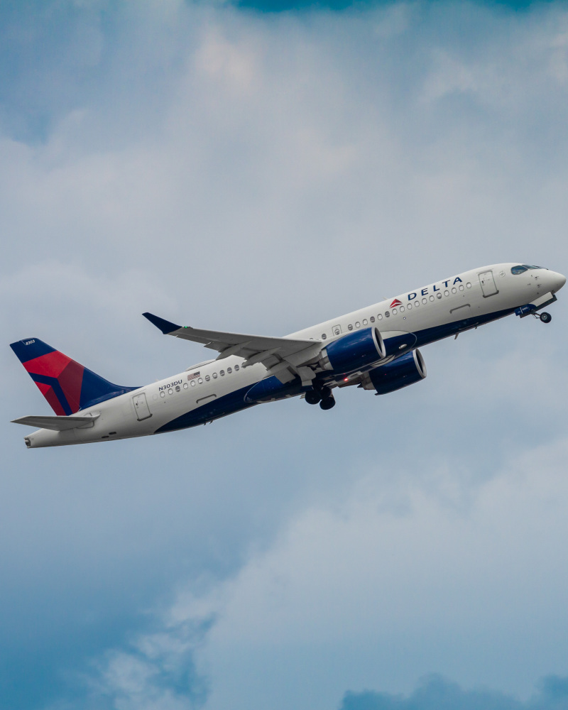 800x1000 N303DU) Delta Airlines Airbus A220 300 By Peter Cuthbert. AeroXplorer Photo Database