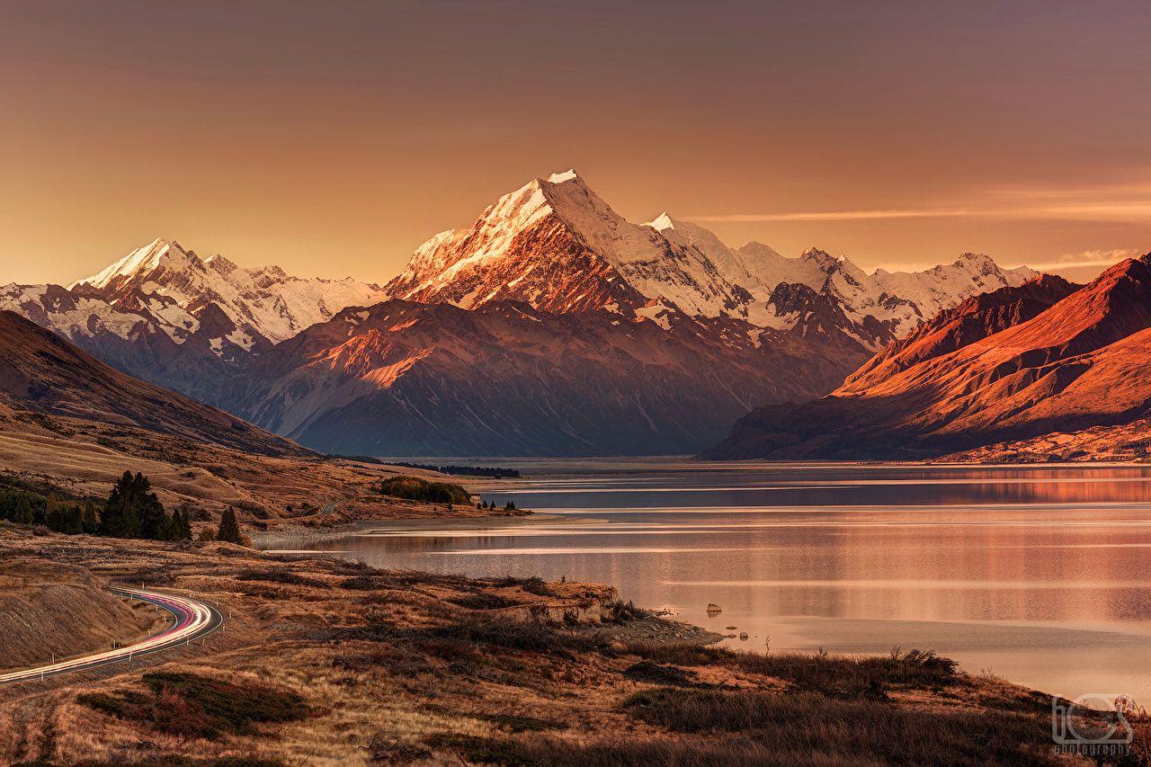 1280x853 image New Zealand South Island Nature Mountains Landscape