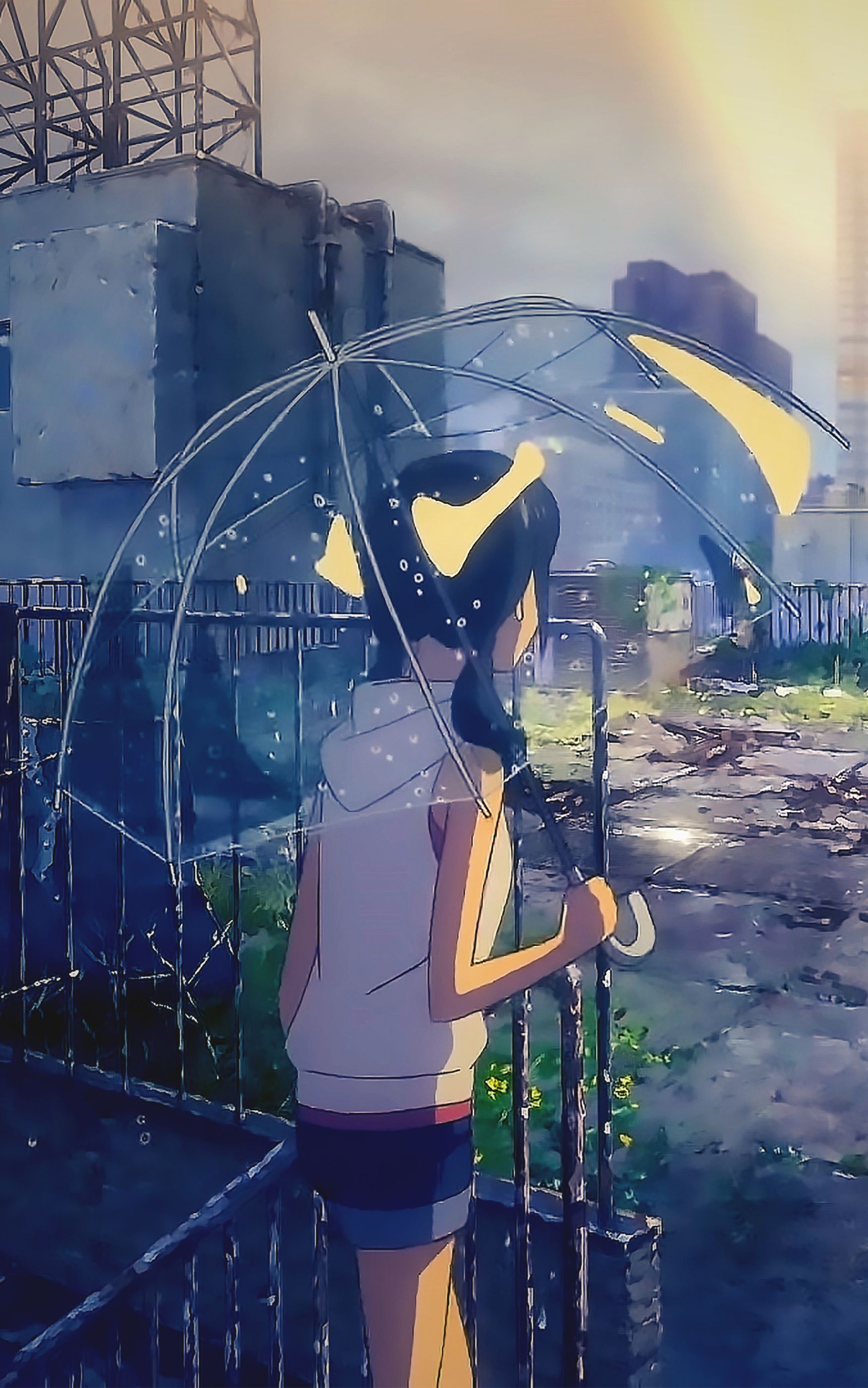 1752x2800 Mobile wallpaper: Anime, Umbrella, Weathering With You, Tenki No Ko, Hina Amano, 1414551 download the picture for free