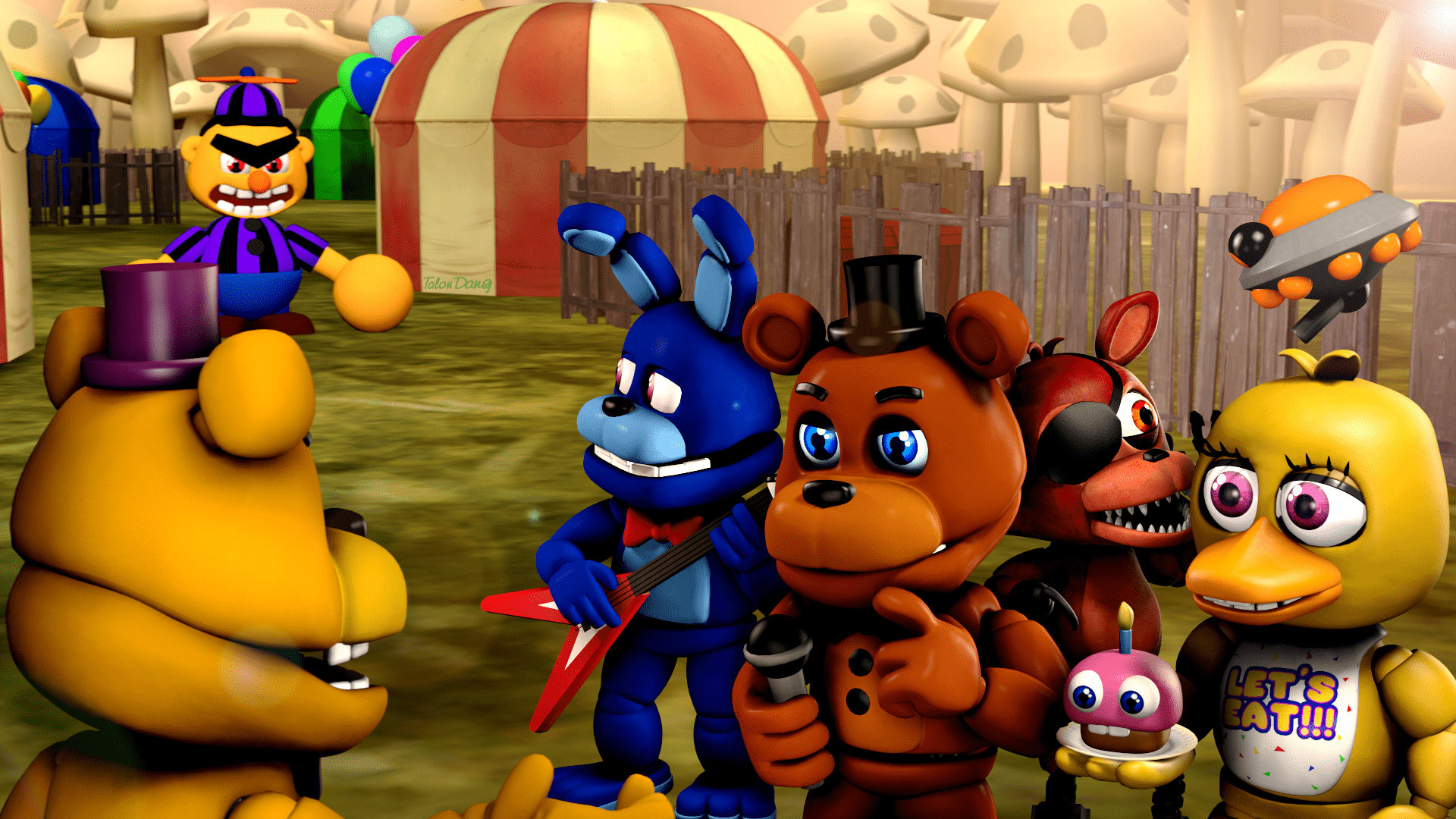 Fnaf world картинки