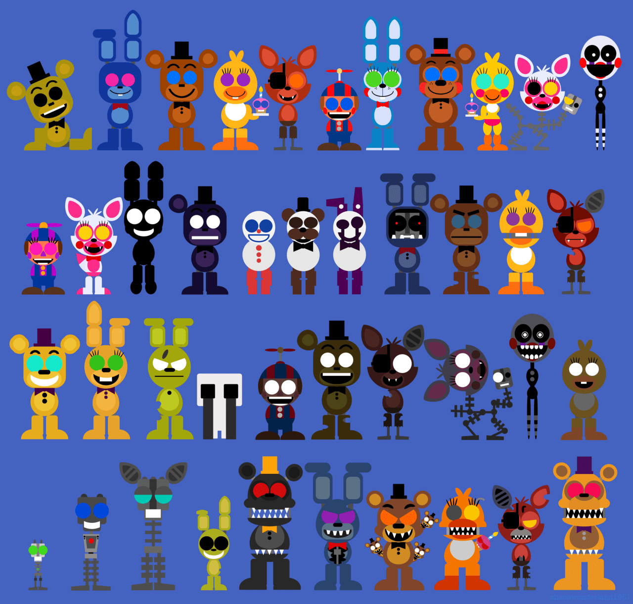 Five Nights at Freddy's FNaF World #4K #wallpaper #hdwallpaper #desktop