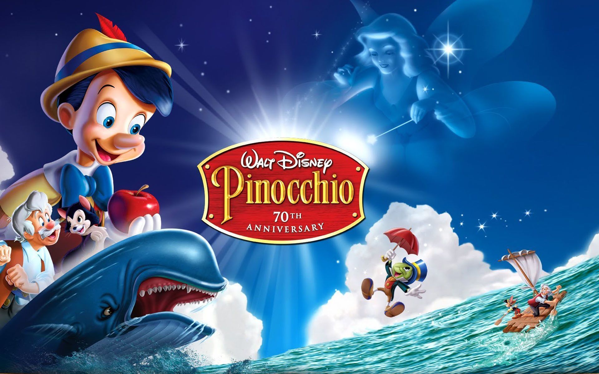 1920x1200 Walt Disney Pinocchio First Time Ever On 2 Disc Platinum Edition Disney Blu Ray & Dvd Desktop Wallpaper Background Free Download 1920x1200 :