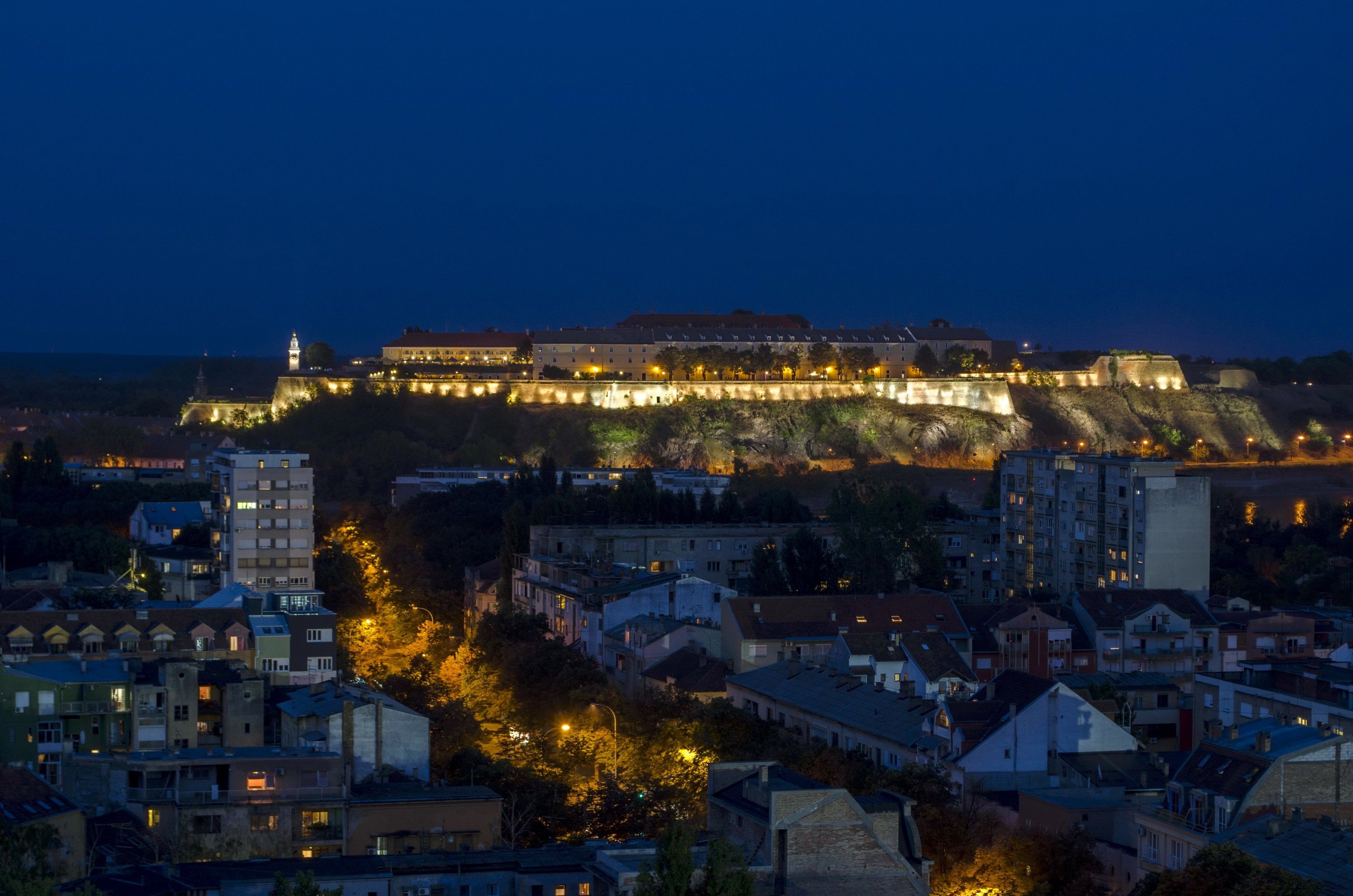 3092x2048 Novi Sad, Houses, Serbia, Night Gallery HD Wallpaper
