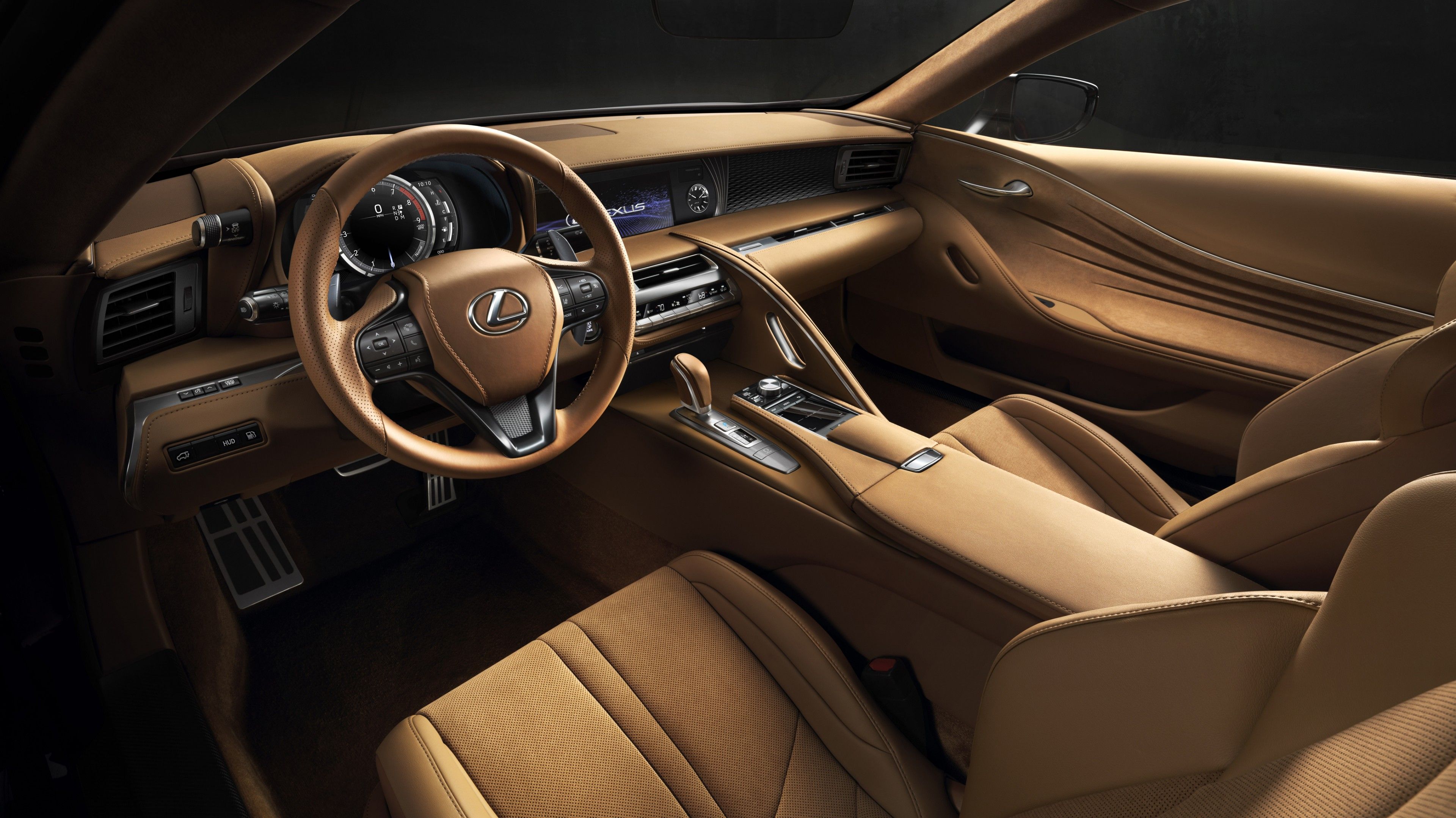 3840x2160 Wallpaper Lexus LC detroit auto show interior, Cars & Bikes