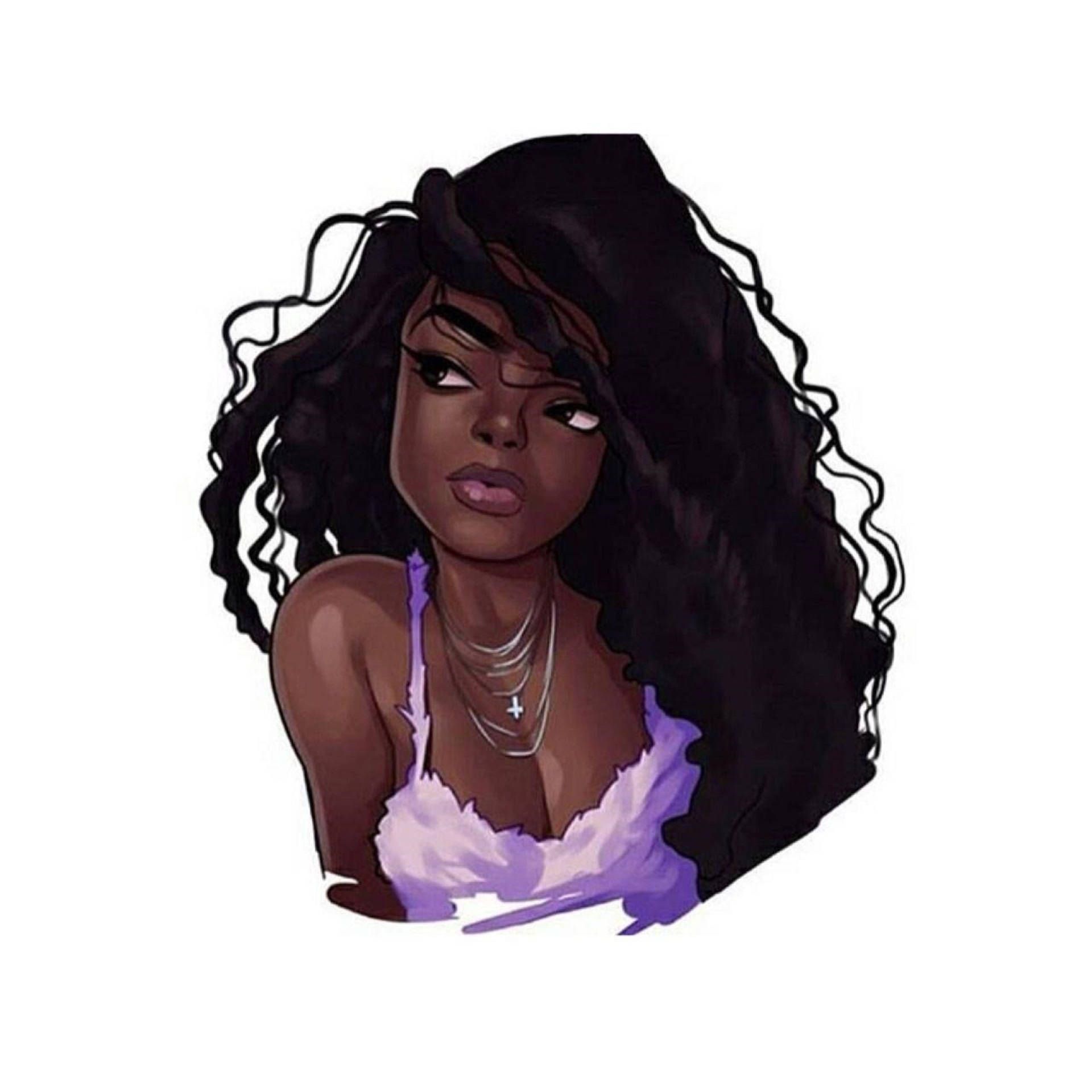 1920x1920 Cute Black Girls Wallpaper