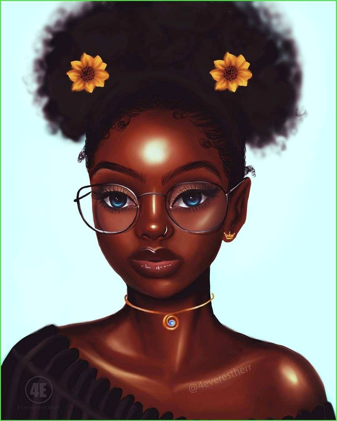 1080x1350 Cute Black Girl Wallpaper