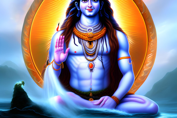Shiva Digital Art Wallpaper