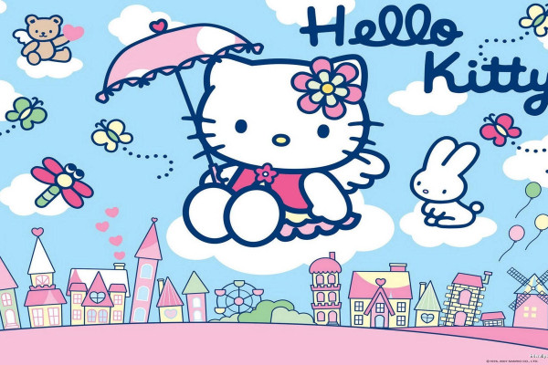 Gyaru Hello Kitty Wallpaper