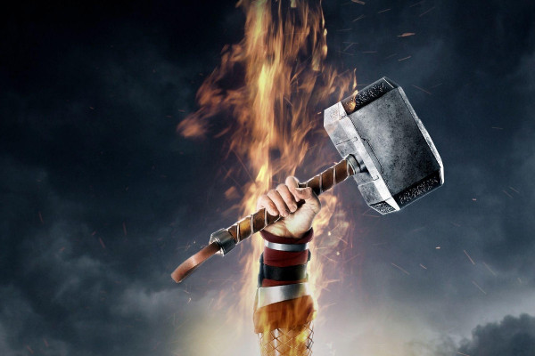 Thor Hammer Iphone Wallpaper