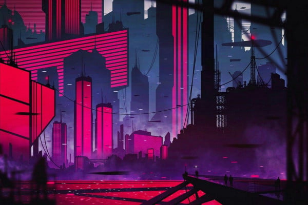 Neon City Vaporwave Wallpapers Top Free Neon City Vaporwave Backgrounds Wallpaperaccess