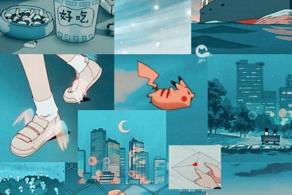 Japanese 90s Anime Aesthetic Wallpaper
