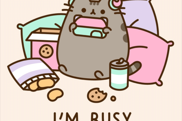 Pusheen Computer Wallpapers Top Free Pusheen Computer Backgrounds Wallpaperaccess