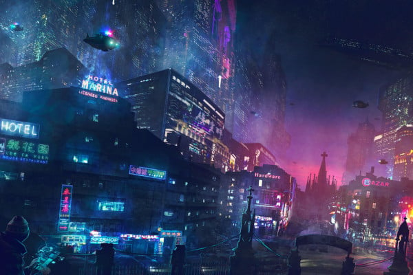 Wallpaper : 4k, ultrawide, cyberpunk, city, futuristic 3840x1750