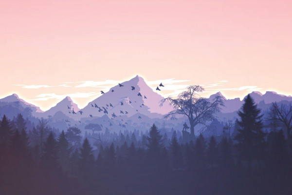 Minimal Mountain Wallpapers - Top Free Minimal Mountain Backgrounds ...