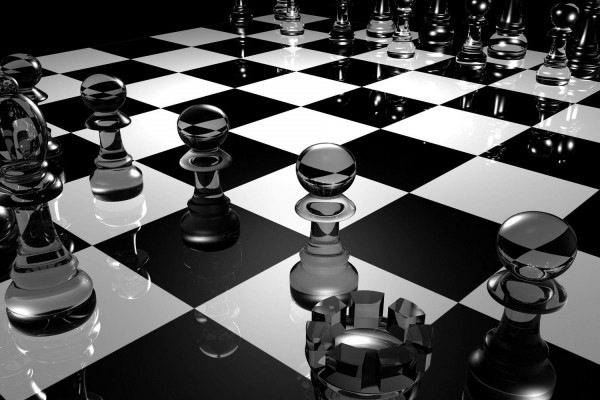 Wallpaper macro, horse, the game, chess, Board, figure, black background,  king for mobile and desktop, section разное, resolution 1920x1080 - download