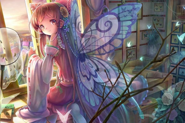 AI Art, Mystic Anime Fairy Girl - Etsy Canada-demhanvico.com.vn