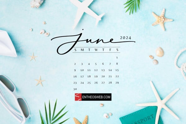 June 2024 Calendar Wallpaper