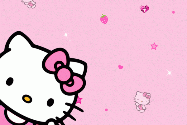 Обои hello kitty на ноутбук