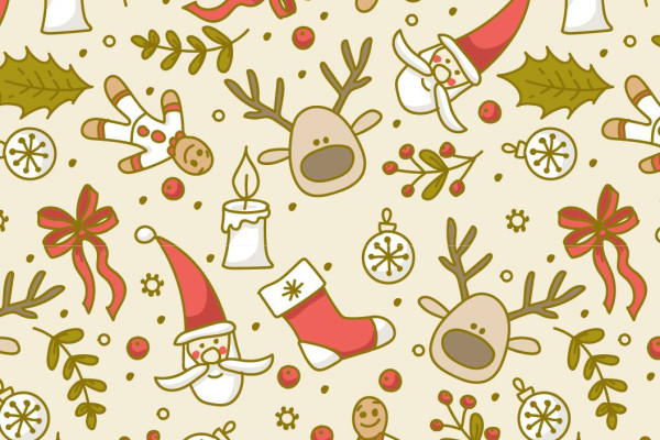 Christmas Pattern Wallpapers - Top Free Christmas Pattern Backgrounds ...