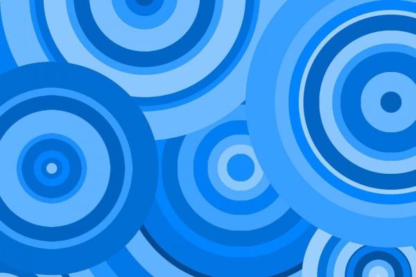 Blue Circle Wallpaper