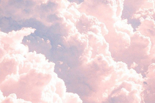 Pastel Pink Background With Clouds gambar ke 5