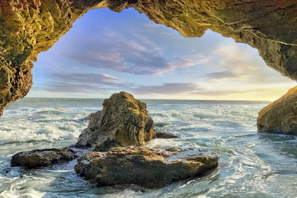 Rocks and Sea Wallpaper