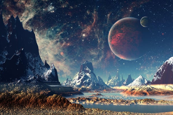 Sci-Fi Landscape Wallpaper