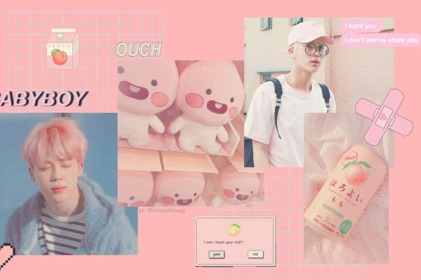 Park Jimin Aesthetic Laptop Wallpapers - Top Free Park Jimin Aesthetic ...