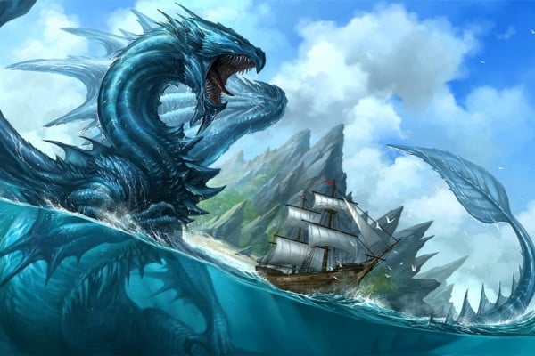 Cool Blue Dragon Wallpapers Top Free Cool Blue Dragon Backgrounds Wallpaperaccess