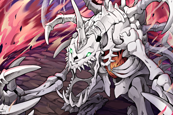 Skull Greymon Wallpaper