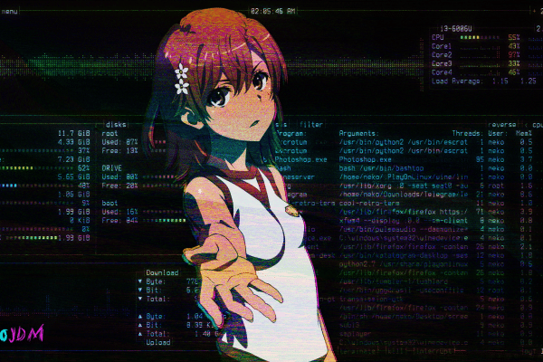 Retro Linux Wallpaper