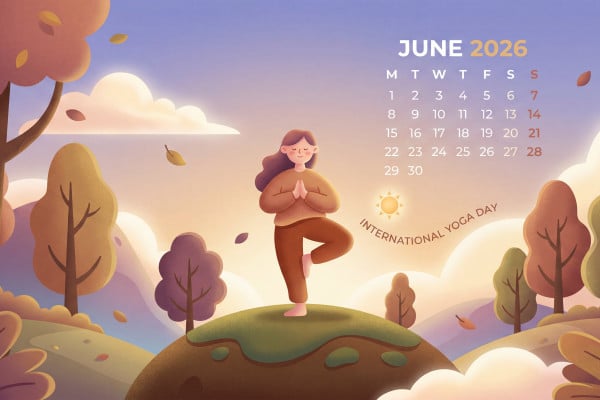 June 2026 Calendar Wallpaper