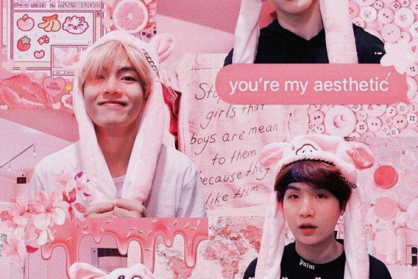 Best Bts Aesthetic Pink - BOYBAND AND GIRLBAND