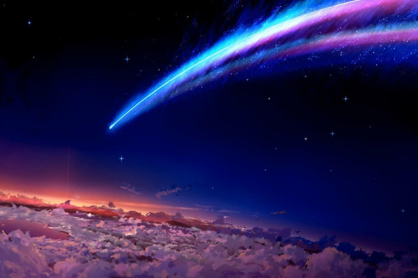 4581492 night anime sky stars nebula space reflection  Rare Gallery  HD Wallpapers