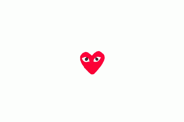 Wallpaper Comme des Garçons Play 4K