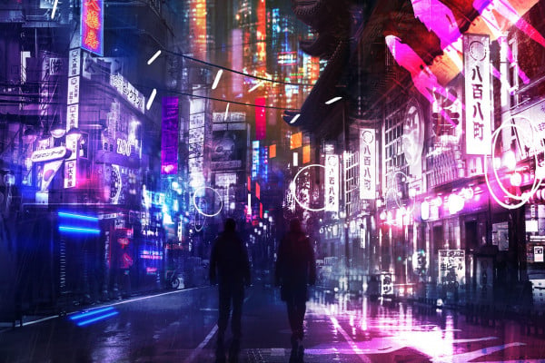 Neon Anime Wallpapers - Top Free Neon Anime Backgrounds - WallpaperAccess