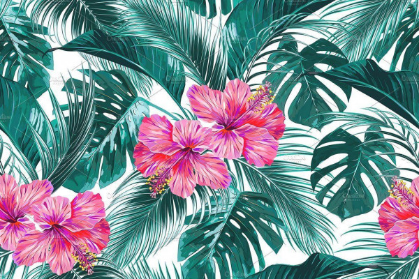 Tropical Floral Wallpapers - Top Free Tropical Floral Backgrounds - WallpaperAccess