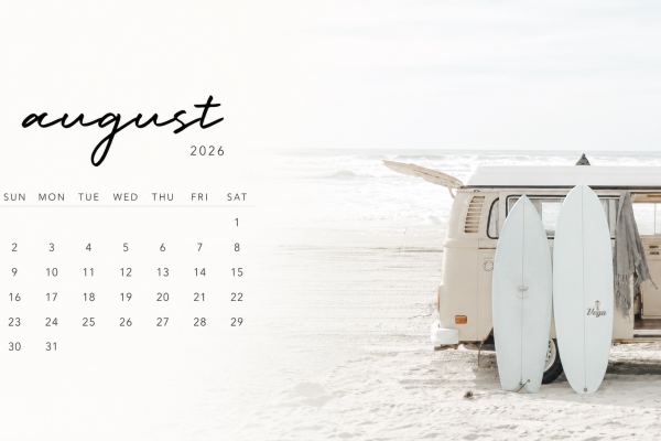 August 2026 Calendar Wallpaper