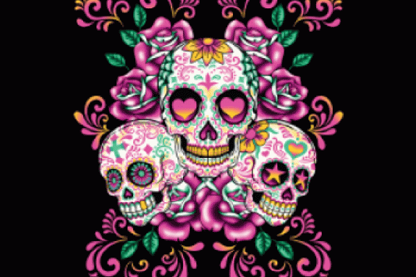 Aesthetic Sugar Skulls Wallpapers  Wallpaper Cave