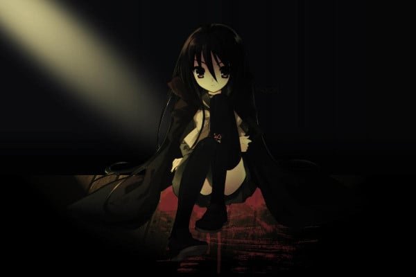 Dark Anime Girl Wallpaper