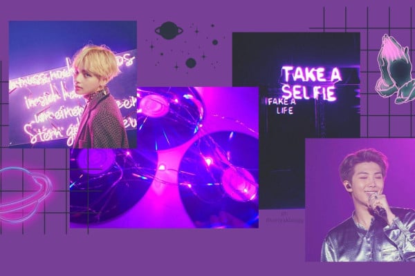 Purple Wallpaper Bts ~ Bts Sunset Aesthetic Purple | Klasrisase