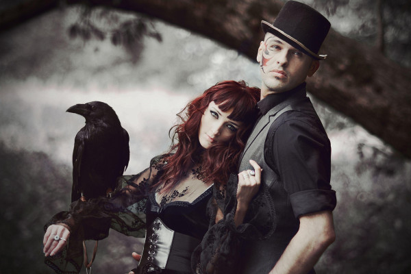 Gothic Couple Wallpaper