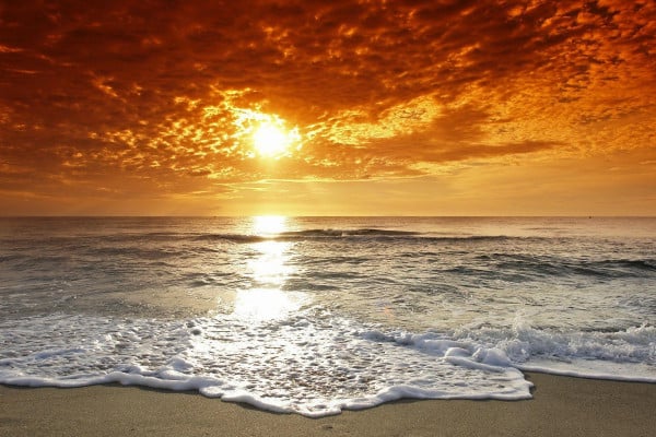 Beach Sunset Wallpaper