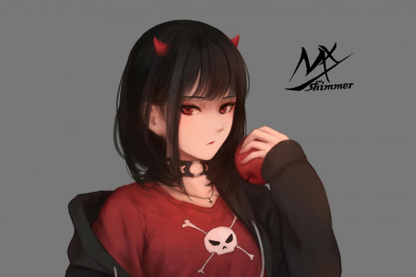 2560X1080 Anime Demon Girl